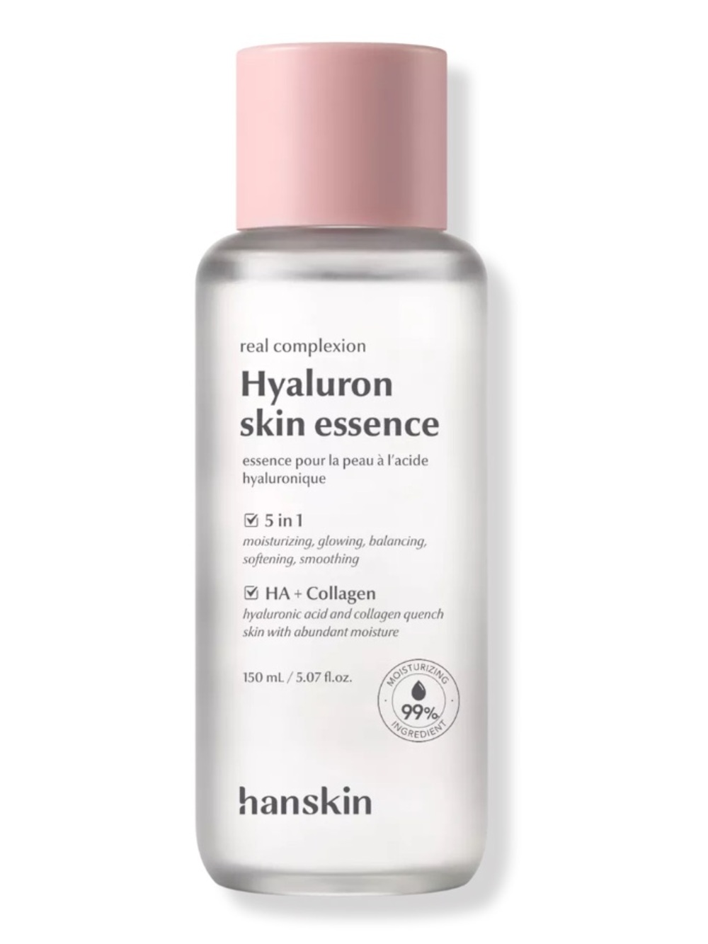 Hanskin Real Complexion Hyaluron Skin Essence 5.07oz NIB